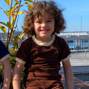 Alba Of Denmark West Sea Terry T-shirt – Cookie Brown