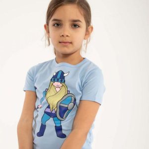Danefae Freja the Viking T-Shirt – Pastel Blue