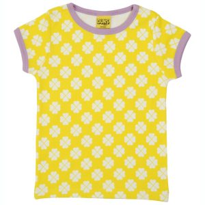 DUNS Sweden Kids Clover T-shirt – Yellow (Only 2 left! 9-10 & 10-11y)