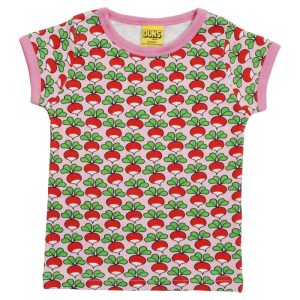 DUNS Sweden Kids Radish T-shirt – Pink Lady (Only 2 left! 7-8 & 9-10y)