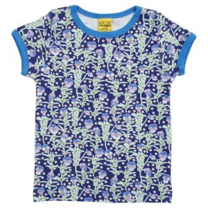 DUNS Sweden Kids Viola Tricolor T-shirt – Mazarine Blue
