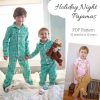 Kids Pajamas Sewing Patterns PDF  | Kids Pajama Pattern | Nightwear Sewing Patterns for Kids | Toddler Pajama Pattern | Kids Sewing Patterns