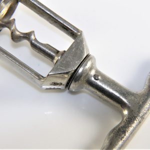 Antique Swiss ball bearing corkscrew/kurkentrekker met kogellagers