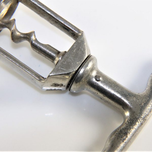Antique Swiss ball bearing corkscrew/kurkentrekker met kogellagers