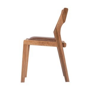 hardwood dining chair “Kyoto”| oak, walnut |, large selection of fabric types and colors.