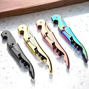 Personalized CORKSCREW Custom Engraved Wine Bottle Opener Bridesmaid Gift for Her Mom Women Wedding Groomsmen Him Men Dad Boyfriend Home