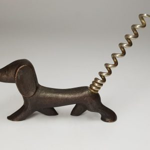 Metal dog corkscrew. THE USSR.