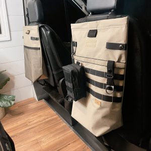 Seat back bag for trash storage or laundry Bag for Camper Van MOLLE straps bag campervan accessory bag outdoor bag hiking bag camping bag