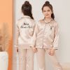Flower Girl Getting Ready Outfit,Junior Bridesmaid Pajamas,Matching Bridesmaid PJs,Personalized Gifts for Birthday,Flower girl Gifts For Her