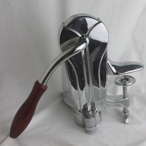 Bar top Corkscrew, Lever Wine Bottle Opener – Silver Chrome Vintage