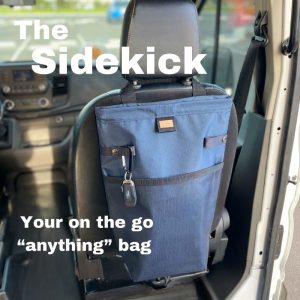 Seat back Bag trash laundry or storage solution for any vehicle van bag trailer bag truck bag car trash bag campervan accessories