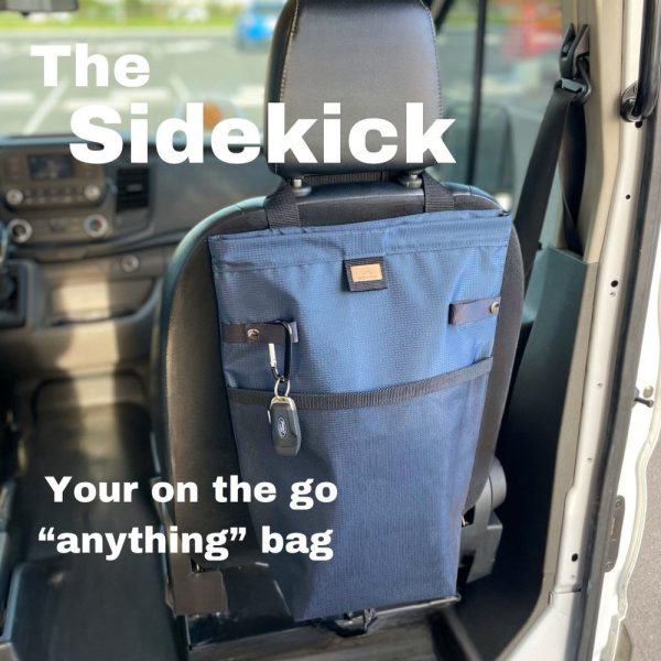 Seat back Bag trash laundry or storage solution for any vehicle van bag trailer bag truck bag car trash bag campervan accessories