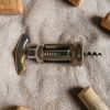 Corkscrew, bottle opener, iron gift for him, wine lover gift, viking cookware, viking utensils, viking camp kit,wine accessories,viking gift