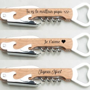Lemonade maker, personalized corkscrew. Bottle opener and corkscrew. Christmas, bachelor, bachelorette party, wedding gift.
