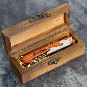 Personalized Corkscrew Opener Custom Wine Opener Bottle Opener Wood Wholesale Bulk Business Gift