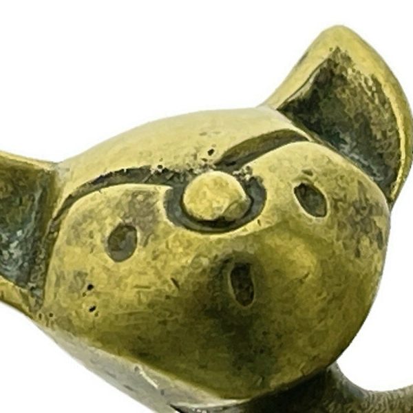 Rare Beautiful brass Cat Corkscrew
