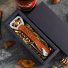 LAGUIOLE En Aubrac Sommelier Waiter Corkscrew BARTENDER KNIFE with sheath and sharpening Rod, Hand Made, French Design, Blade Bottle Opener