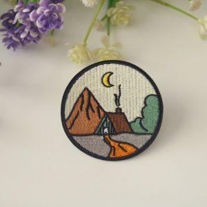 camping patch, outdoor patch, iron on patch, embroidered patch, funny patch, cool patch, for vest, for tote bag