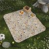 Felt pin board set of 4, including wooden pins – practical felt wall decoration for your camper or campervan