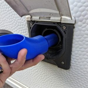 Caravan water hopper | funnel tube