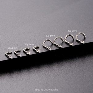 2PCS 18G/20G Titanium Tiny Spike Nose Stud/Nose Piercing/L Shape Nose Ring/Nose screw/Nose Jewelry/Small Nose Stud/S Shaped Nose Ring/Gifts