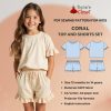 Cute Kids All-Over Print Two Pieces Pajamas MOCKUP, Toddler Boy Sleepwear Set PSD Mock-up, Children Nightwear Mockup, Adorable Pyjamas Set