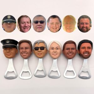 Custom family full face bottle opener, personalised custom beer bottle opener, bottle opener gift for best man group，Customised wine stopper