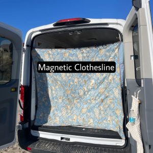 Travel clothesline magnetic clothesline camper clothesline portable clothesline RV laundry campervan accessories van gift camping gear