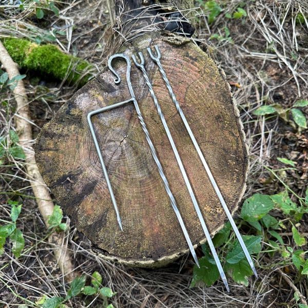 Mini Spit Roast. Portable. Rotisserie. Outdoor Cooking. Backpacking. Camping Bushcraft Cooking Equipment.