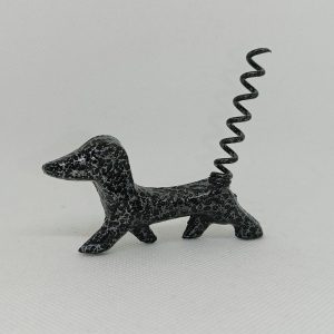 Vintage corkscrew Dog, Dachshund, Metal Bottle opener, Soviet Era Figurine Dog, Walter Bosse dog replica, Vintage corkscrew