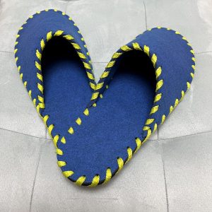 Eco-Friendly Felt House Slippers Gift / Unisex Colorful Custom Slippers / Great Warm Gift for any Occasion / Custom Design is possible