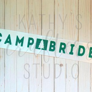 Camp Bride Sash | Camp Bachelorette |Bridal Sash |Bachelorette Party Sash | Bridal Shower |Bachelorette Party | Flannel Bachelorette