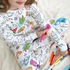 Alex and Anna Pajamas PDF Sewing Pattern: Pajamas PDF Sewing pattern, toddler pajamas pattern, girls pajamas, boys pajamas