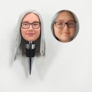 Personalised Bridal Facial Wine Stoppers,Bespoke Wedding Fun Favours,Custom Ladies Favours,Bottle Opener,Party Favours，Favours for the Bride