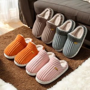 Cozy Women’s Fluffy Slippers, Soft Plush Indoor Slippers, Warm Fuzzy House Shoes, Comfy Slip-On Footwear, Gifts for Her,A gift for mom.