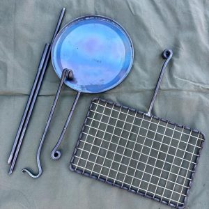 3 Arm Fire Anchor. Camping Bushcraft Cooking Equipment.