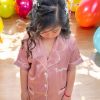 Kids Woven Pajama Sewing Pattern PDF, Button-Down Pajama Set with Lapel Collar, DIY Woven Fabric Pajama for Boys and Girls