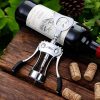 WMF Zinn Pewter Wine Opener Corkscrew Screw-Pull Grapes Leaves Design Heavy Solid Barware