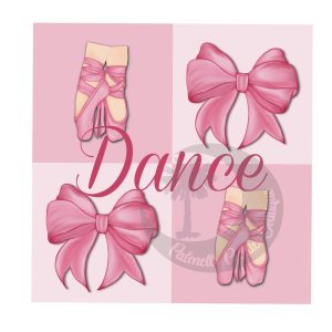 Croquette Bow and Ballerina Slippers, Digital Graphic Download, SVG PNG JPEG File, Print on Demand, Sublimation, Uv & Dtf, Office Printers