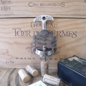 1950’s Zig Zag Corkscrew with its original guarantee and cardboard box Bottle Opener Zig Zag Corkscrew Collectibles Corkscrew Wine Accessory