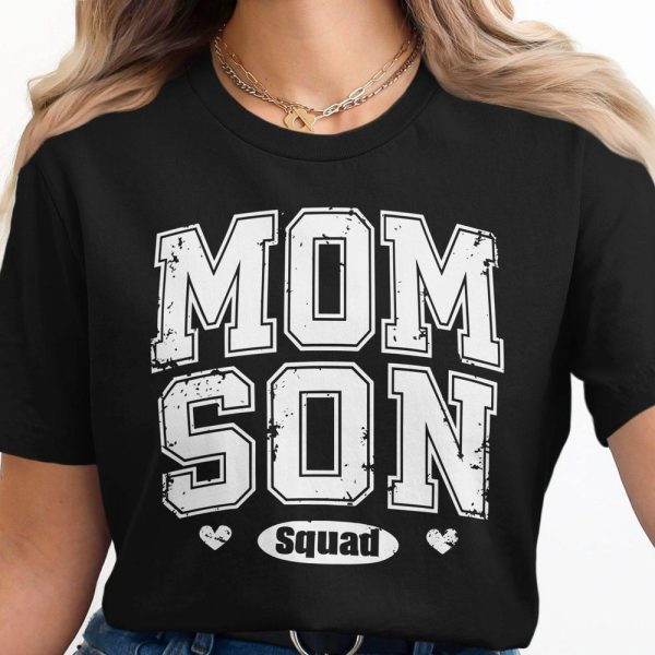 Mommy Son Squad Mother’s Day shirt, Matching Family Outfits, Cute Family Shirts, Mother and Son, Mother’s Day Gift, Mom Life Tee