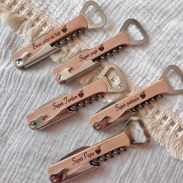 Personalized lemonade maker / knife bottle opener / corkscrew / gift for Grandfather’s Day, Father’s Day / Christmas, Birthday,