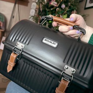 Stanley Lunch Box 9.4 Lt 10 Qt Personalized Leather  Accessory. A good gift for your bag