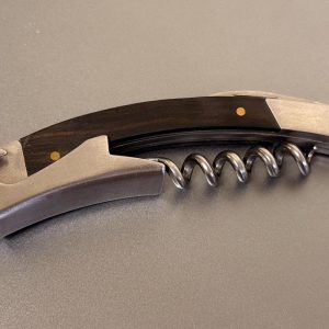 Chef Sommelier Corkscrew | Black Wood & Stainless Steel Waiter’s Opener | Elegant Wine Tool for Enthusiasts Gift new in box