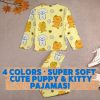 Alex and Anna Pajamas PDF Sewing Pattern: Pajamas PDF Sewing pattern, toddler pajamas pattern, girls pajamas, boys pajamas