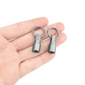 Mini Titanium Screwdriver Pendant – EDC Magnetic Bit Tool, Portable Pocket Tool, Outdoor Camping Gear, Titanium Alloy Accessory