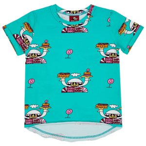 Jelly Alligator Kids So Hungry T-Shirt – Turquoise