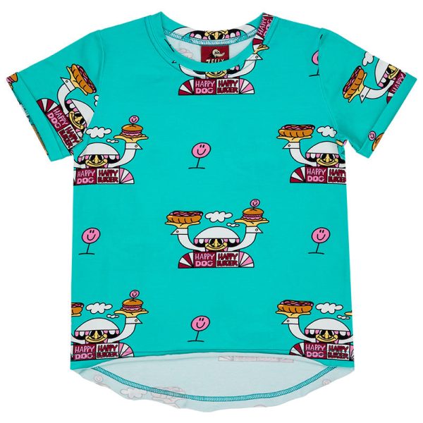 Jelly Alligator Kids So Hungry T-Shirt – Turquoise