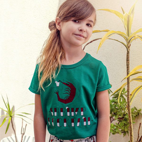 Raspberry Republic Kids Shrimp Cocktail Logo T-Shirt
