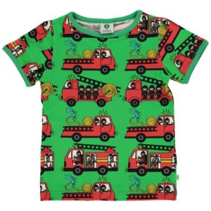 Smafolk Firetruck T-Shirt – Green (Last one! 2-3y)